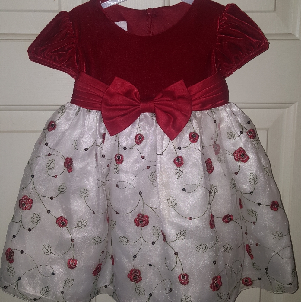 Girls size 12 Month Christmas Holiday Dress